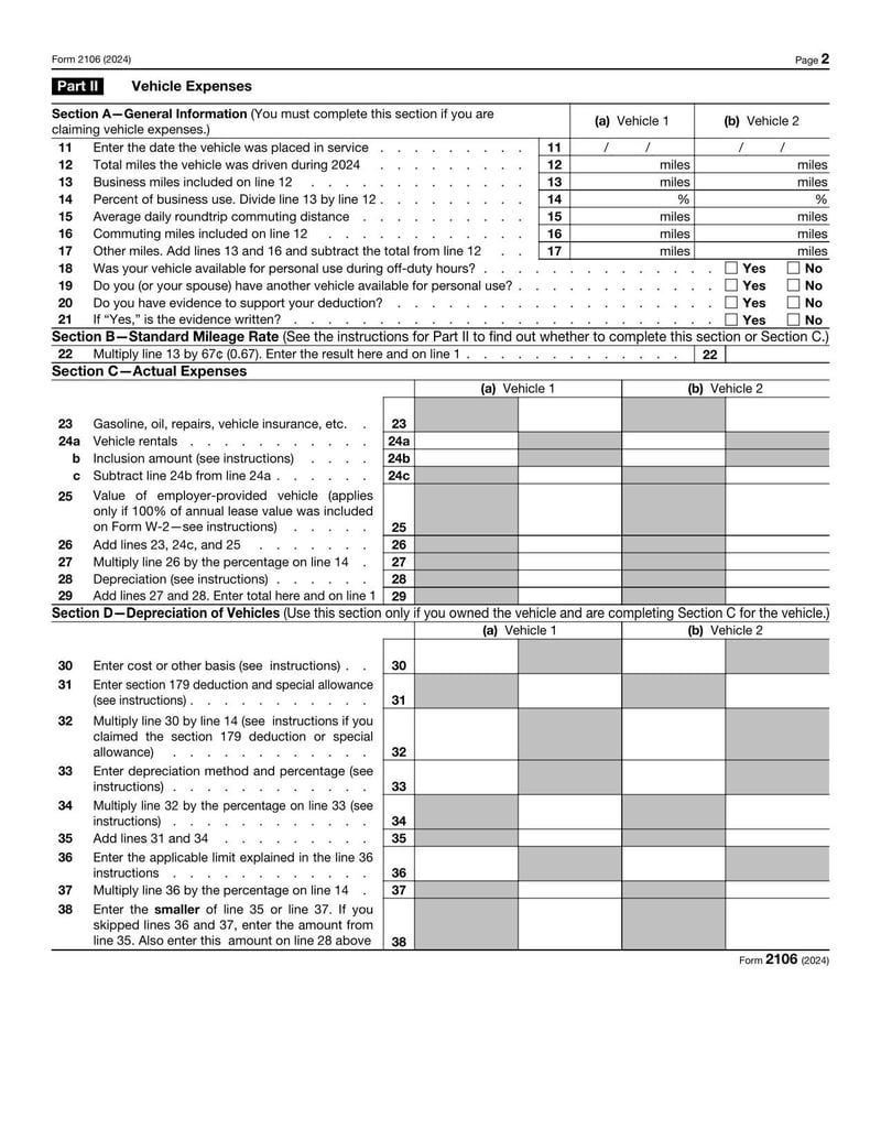 Large thumbnail of Form 2106 - 2024