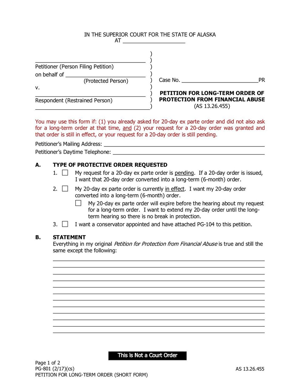 Form PG-801 | Fill and sign online with Lumin
