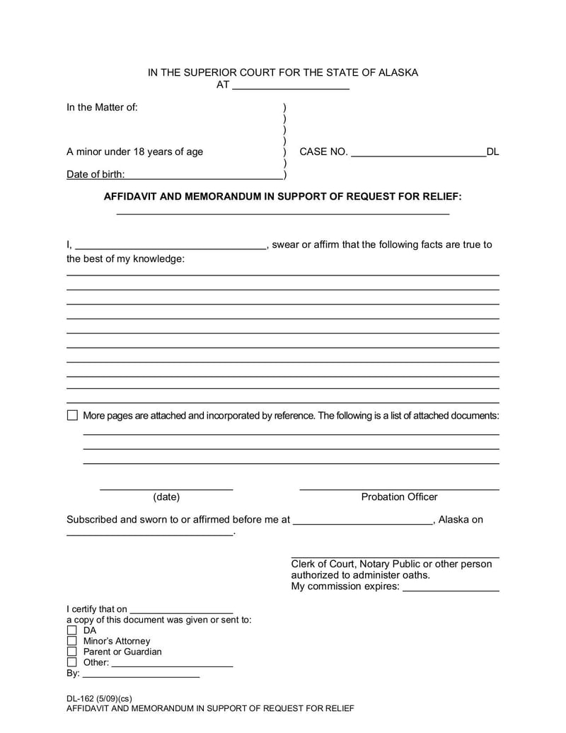 Large thumbnail of Form DL-162 Request for Interpreter - Jun 2009