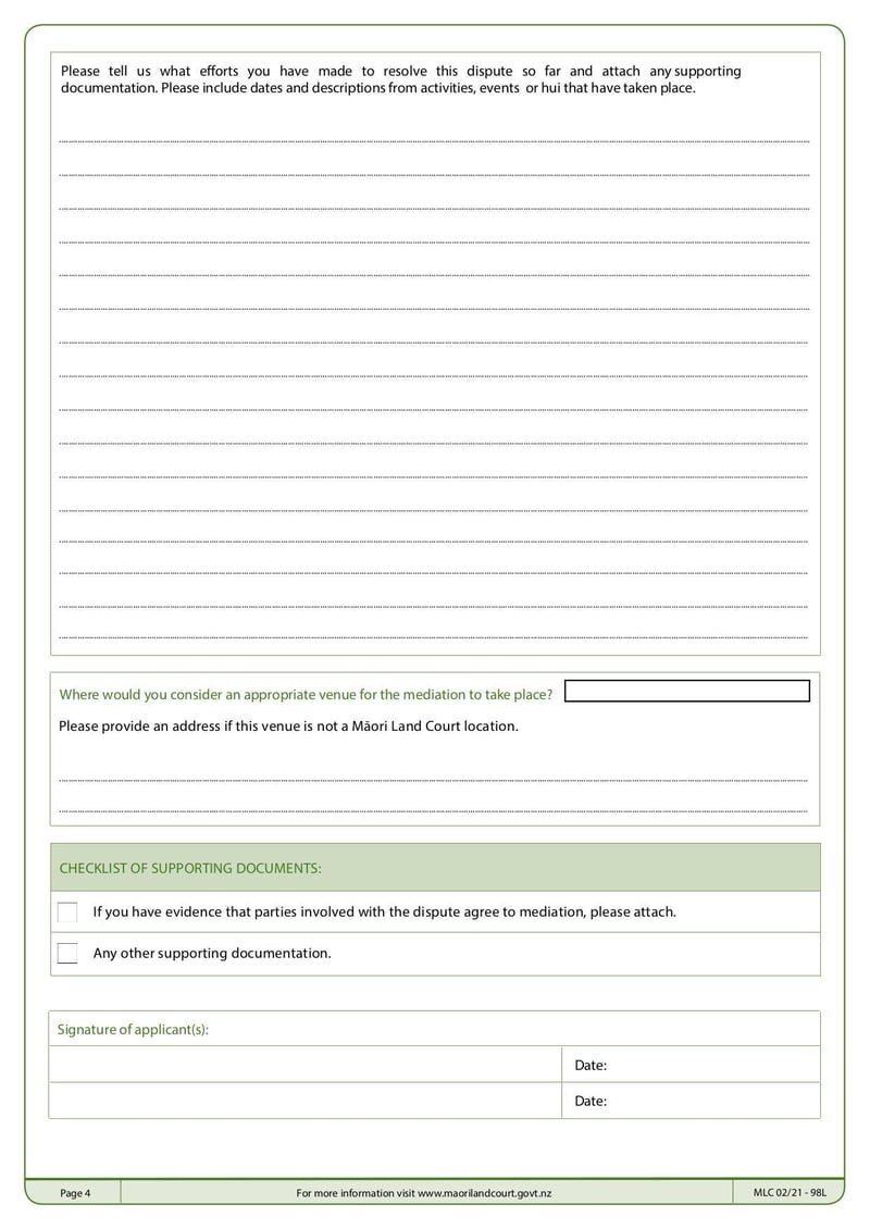 Large thumbnail of MLC Form 98L - Apr 2021