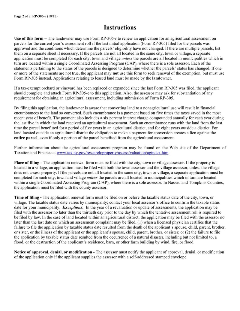 Large thumbnail of Form RP-305-r