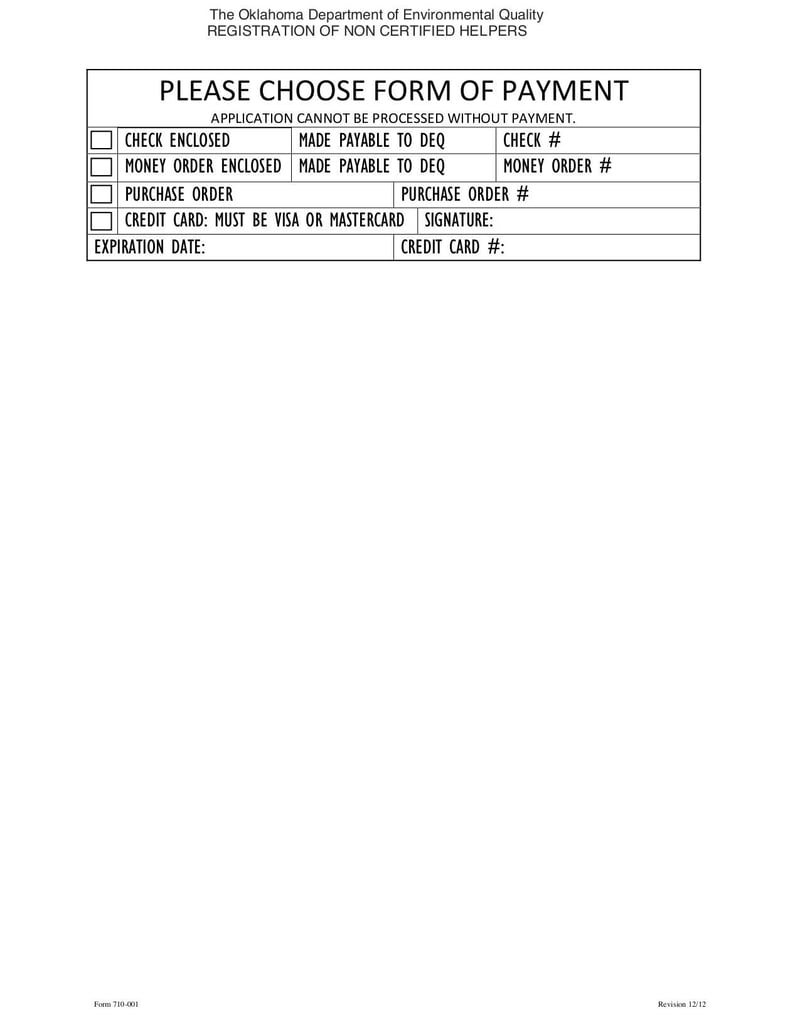 Large thumbnail of Form 710003 Non Certified Helper Registration Application - Dec 2012