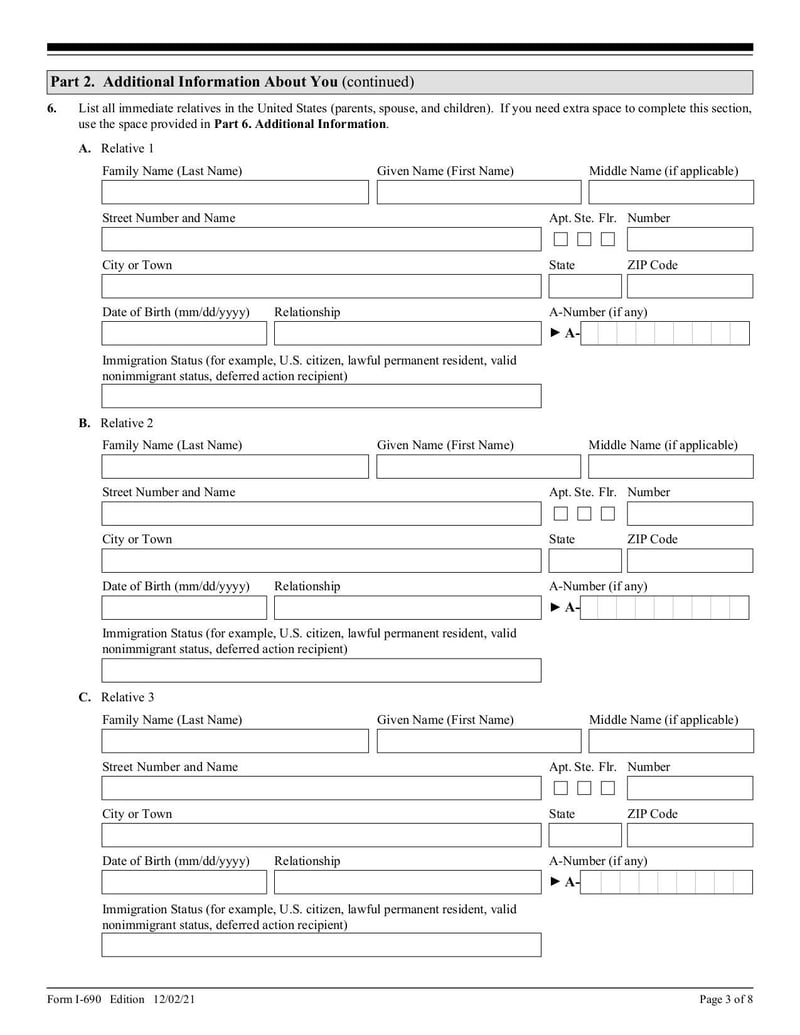 Large thumbnail of I-690 Application for Waiver of Grounds of Inadmissibility - Dec 2021