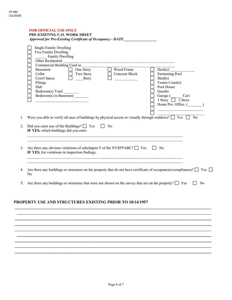 Large thumbnail of Form CP-484 (Dec 2020)
