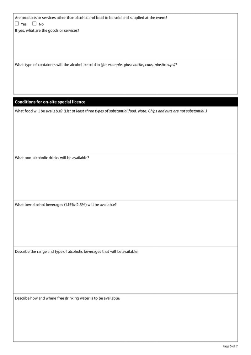 Large thumbnail of Special Licence Application Premises - May 2021