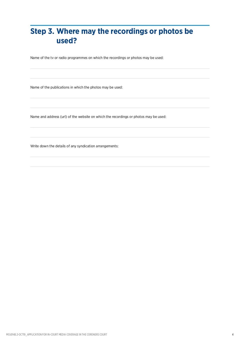 Large thumbnail of Application for In-Court Media Coverage in Coroners Court - Oct 2019