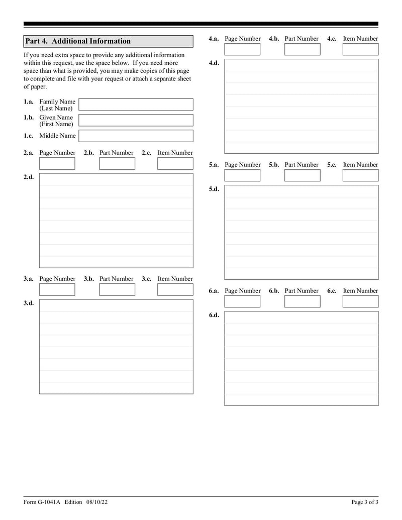 Large thumbnail of Form G-1041A - Aug 2022
