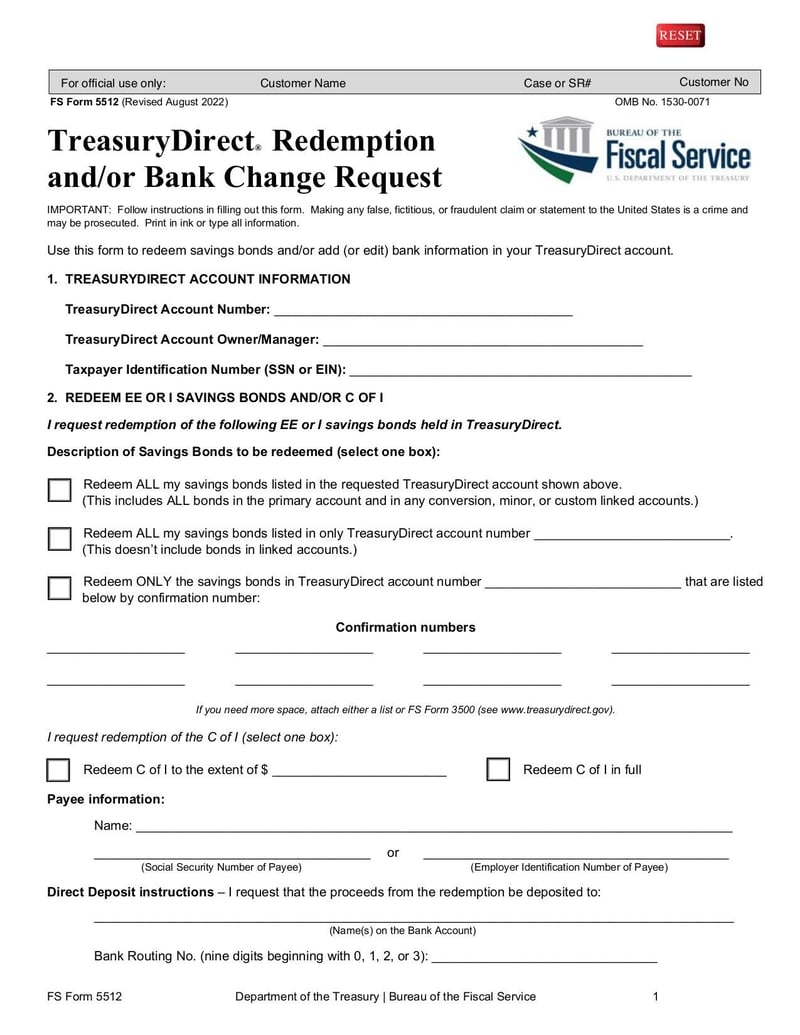 Large thumbnail of FS Form 5512 - Aug 2022