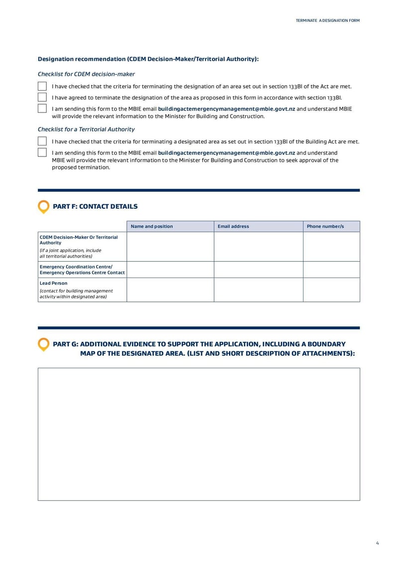 Large thumbnail of Request to Terminate Designation Area for Emergency Management - May 2022