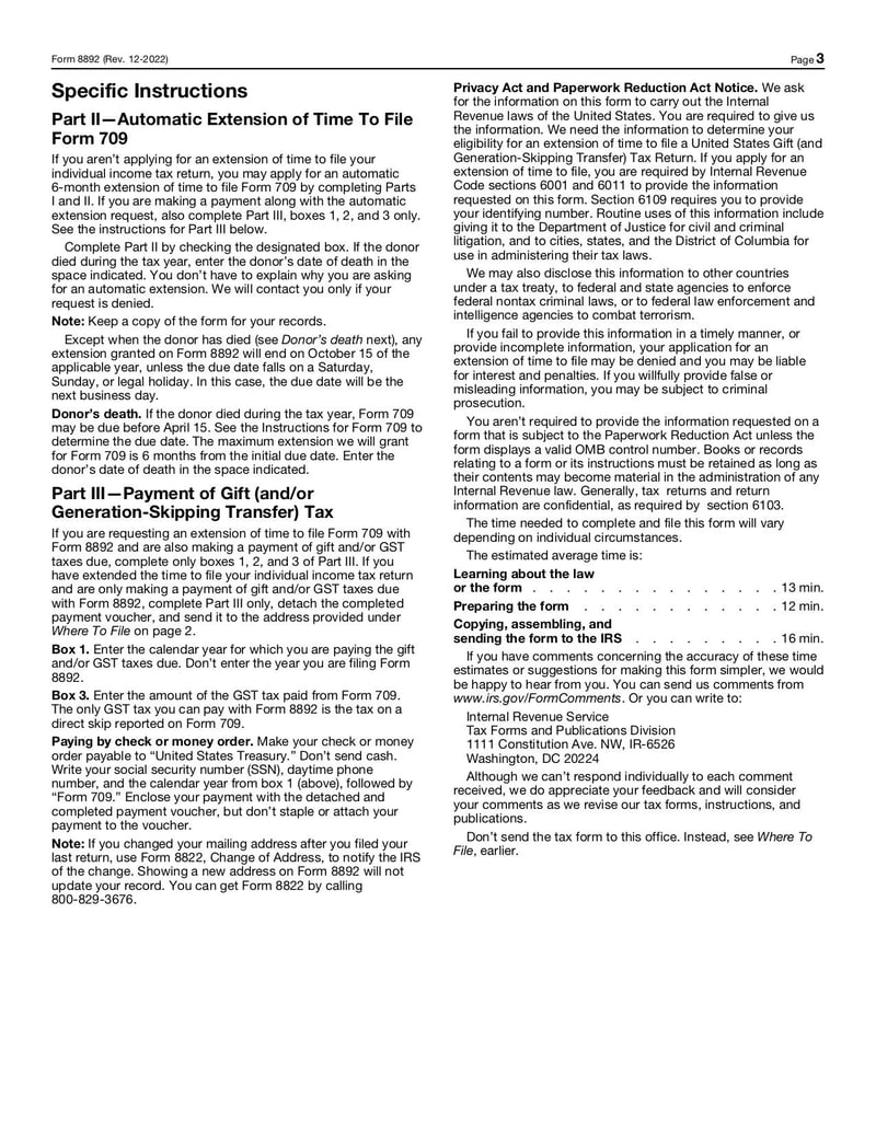 Large thumbnail of Form 8892 - Dec 2022