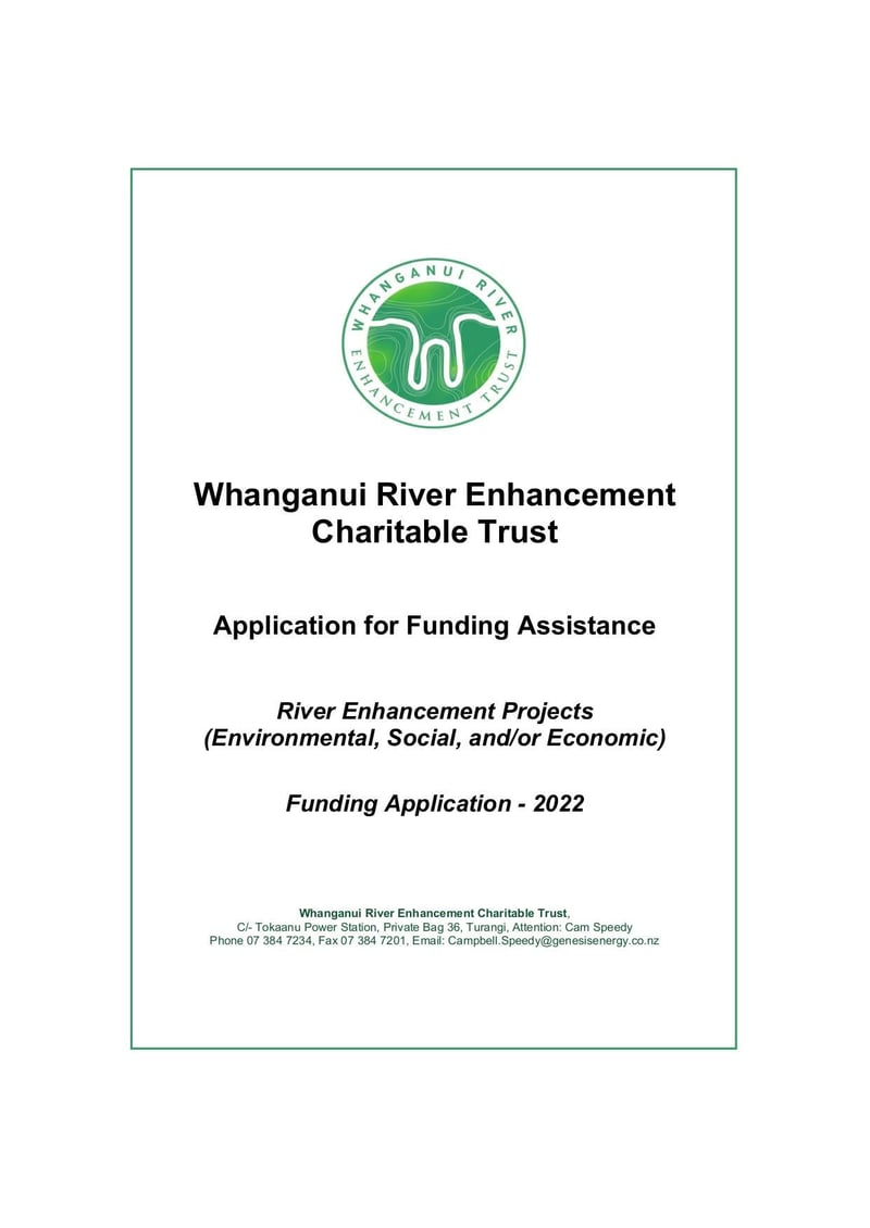 Large thumbnail of WRET Application for Funding Assistance - Mar 2022