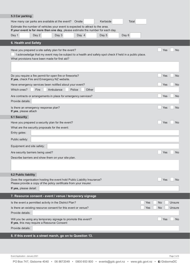 Large thumbnail of Application to Hold an Event - Jan 2021
