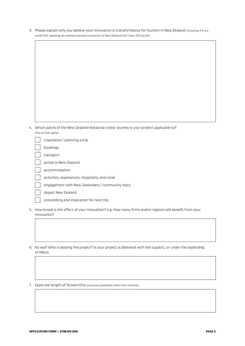 Large thumbnail of Innovation Programme for Tourism Recovery Application Form - Nov 2022