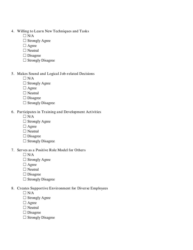 Large thumbnail of Performance and Development Review Form - Nov 2014