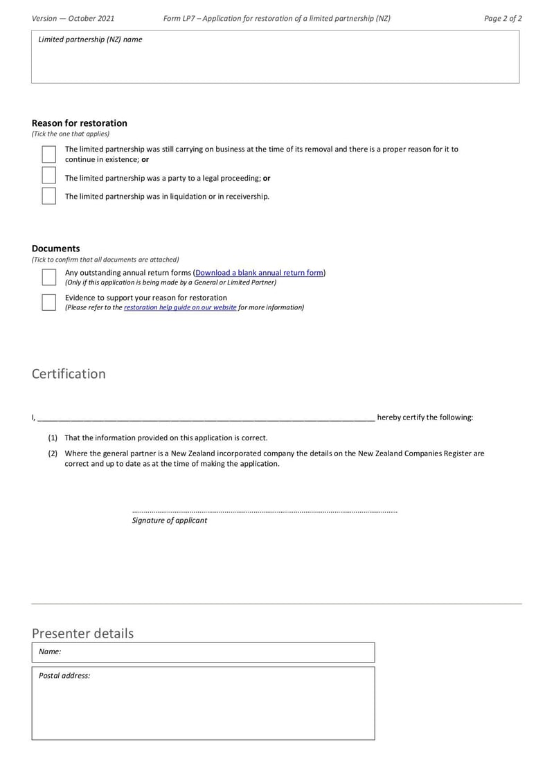 Large thumbnail of Form LP07 - Oct 2021