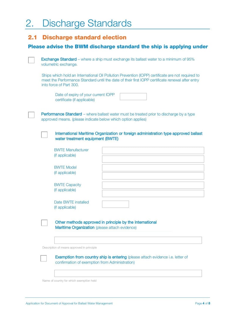 Large thumbnail of Ballast Water Management Approval Form - Jul 2019