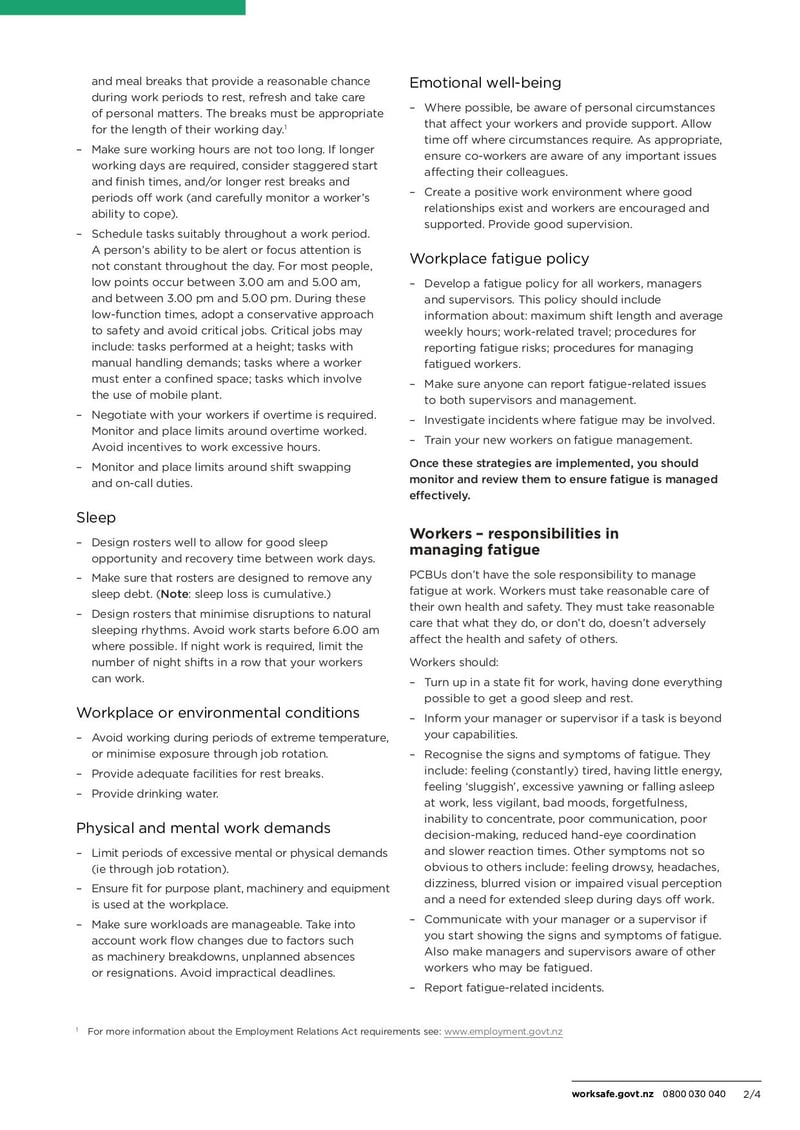 Large thumbnail of Worksafe Fatigue Guide - Jul 2017