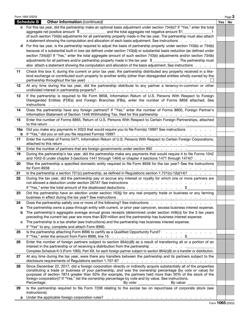 Large thumbnail of Form 1065 - Jan 2023