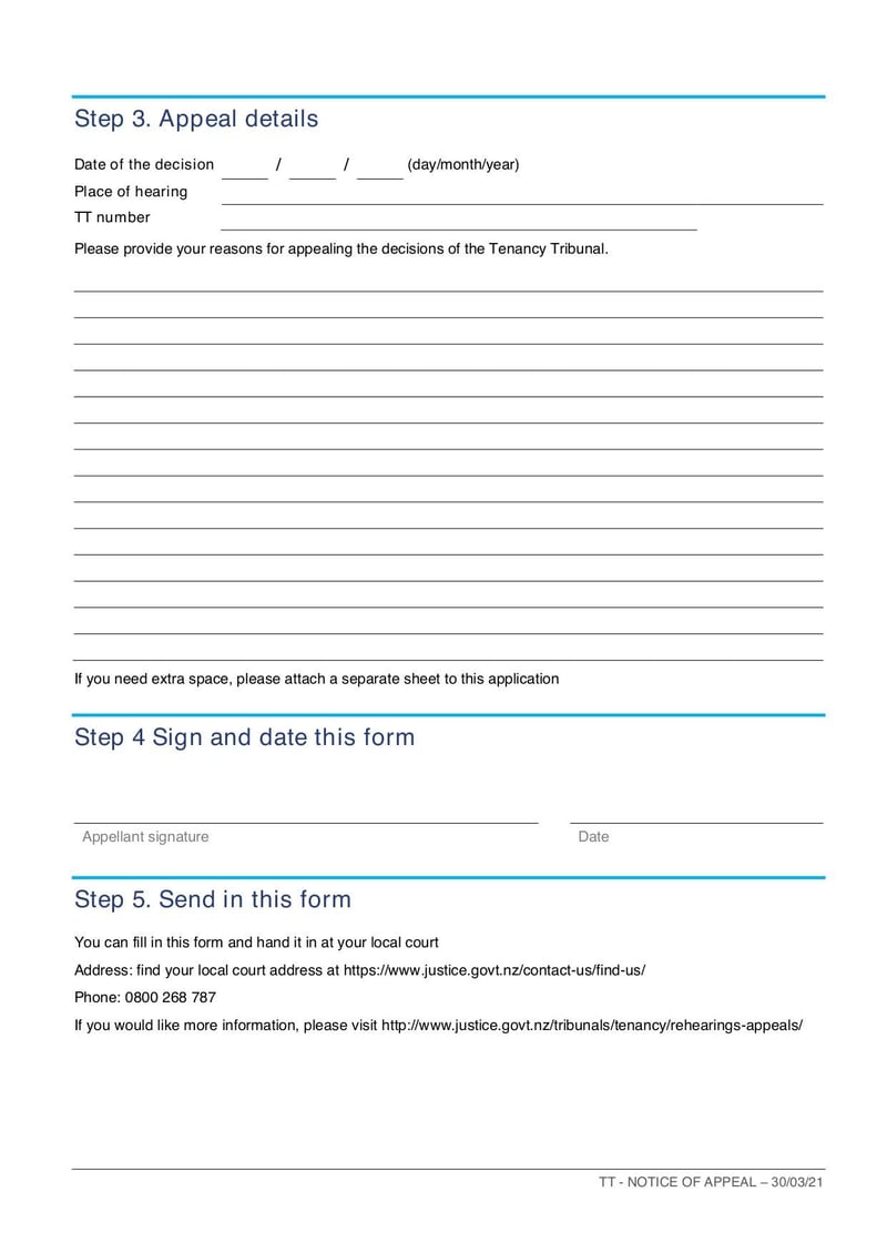 Large thumbnail of TT Notice of Appeal Form - Mar 2021