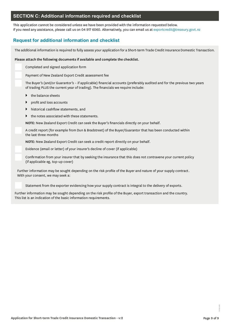Large thumbnail of Domestic Transaction Short Term Trade Credit Insurance - Apr 2020