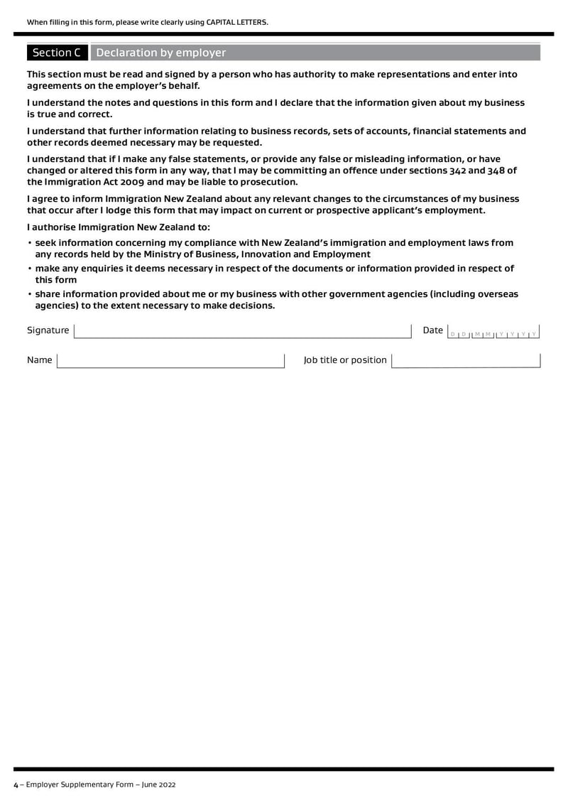 Large thumbnail of Form INZ 1113 - Jun 2022