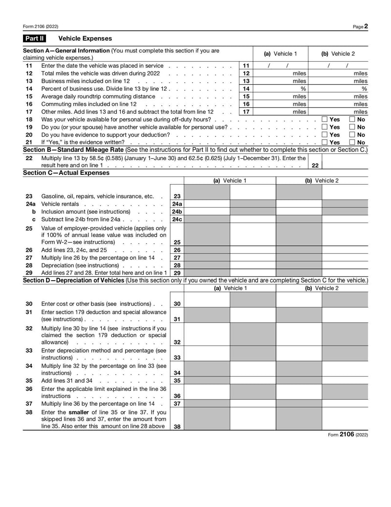 Large thumbnail of Form 2106 - Jan 2022