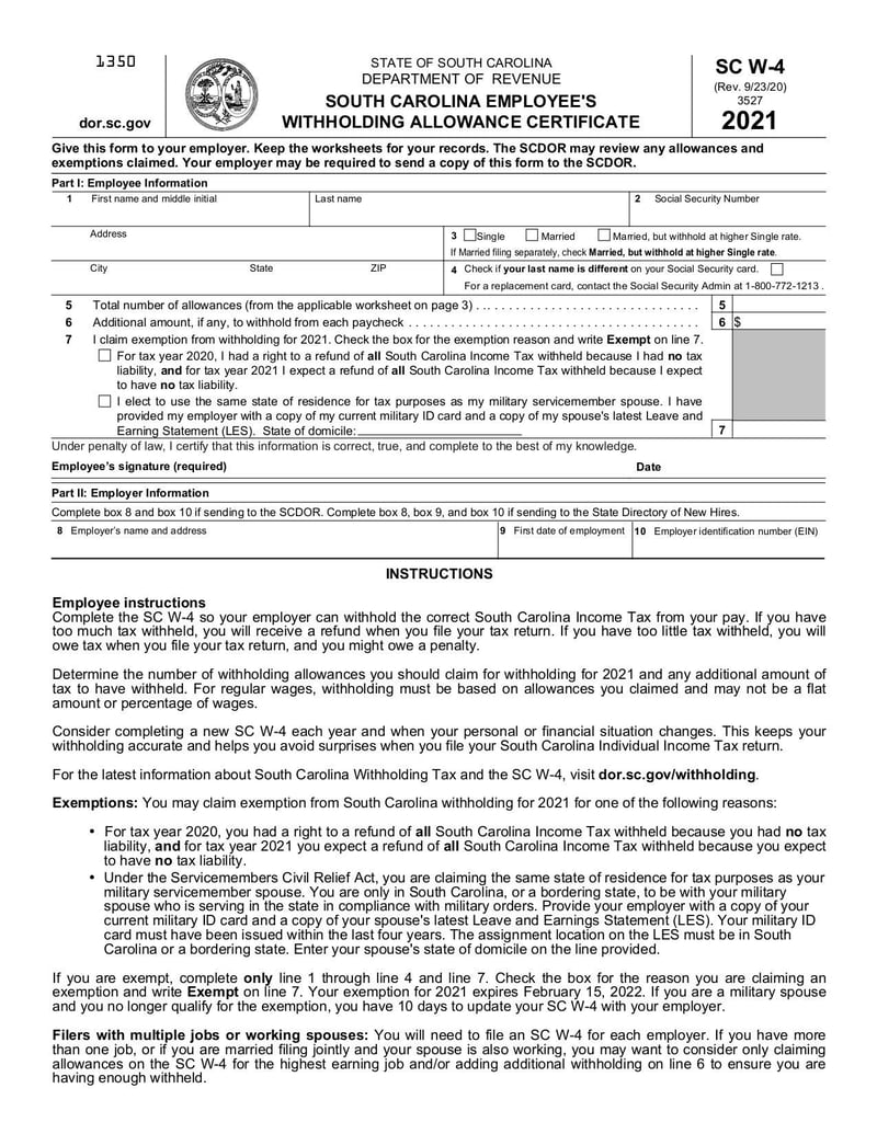 Large thumbnail of SC W-4 - Sep 2020