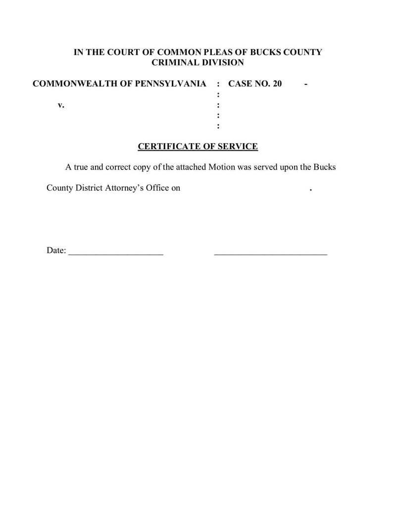 Large thumbnail of Motion for Dismissal and Expungement ARD Form - Apr 2013