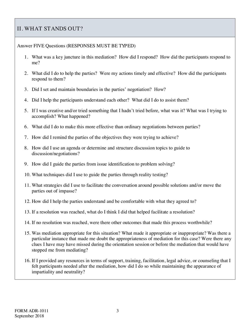 Large thumbnail of Form ADR 1011 - Sep 2018