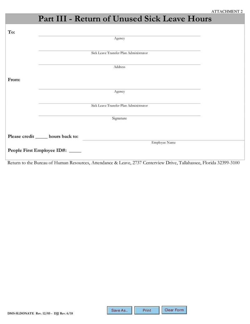 Large thumbnail of Interagency Sick Leave Tranfer Request to Donate - Jun 2018