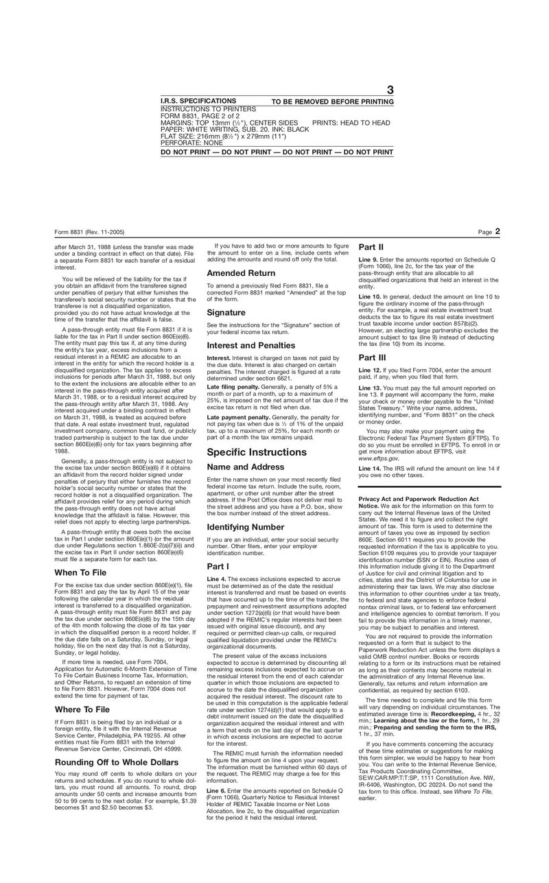 Large thumbnail of Form 8831 - Nov 2005