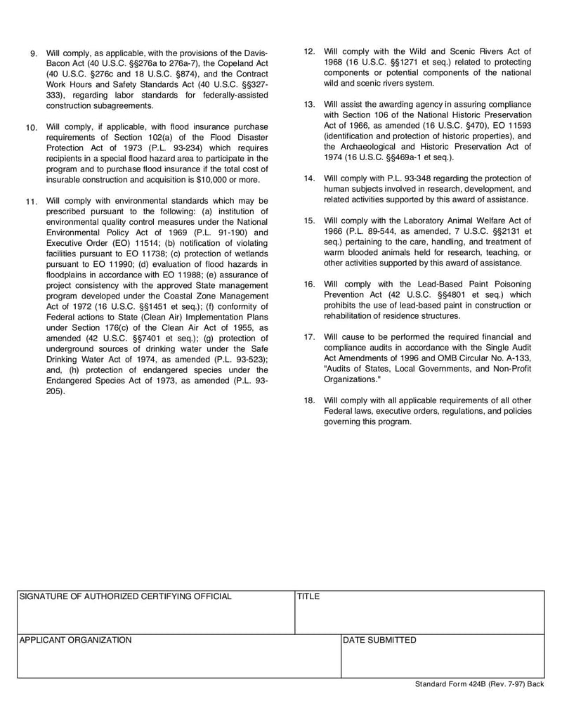 Thumbnail of OMB Approval No. 0348-0040 Form - Jan 2002 - page 1
