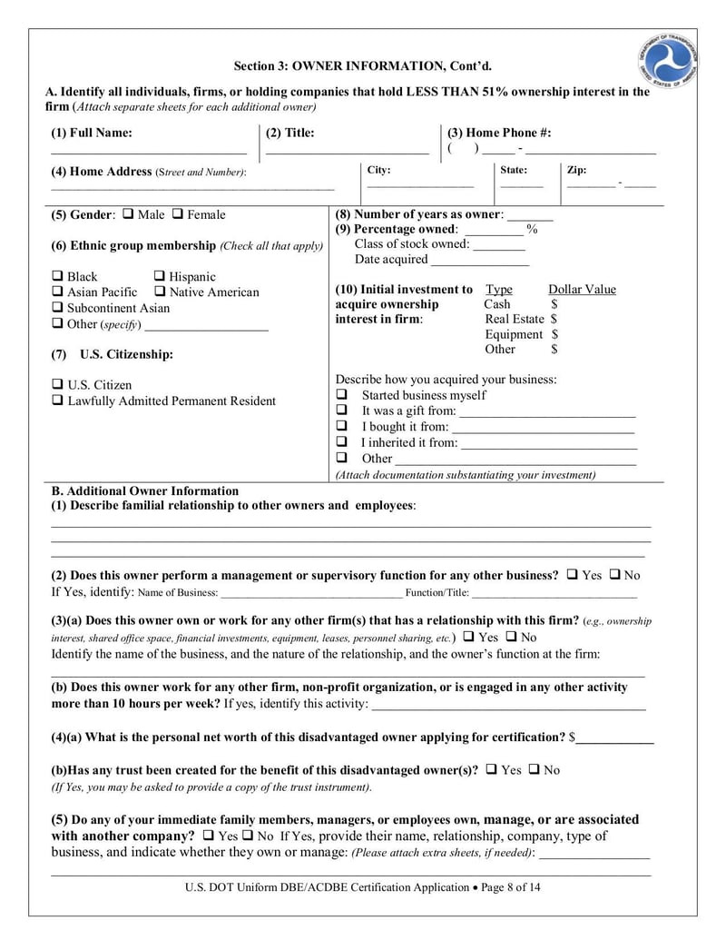Large thumbnail of Alaska Unified Certification Program (UCP) Application - Nov 2014
