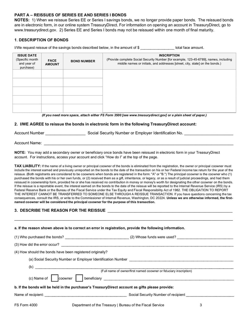 Large thumbnail of FS Form 4000 - Nov 2021