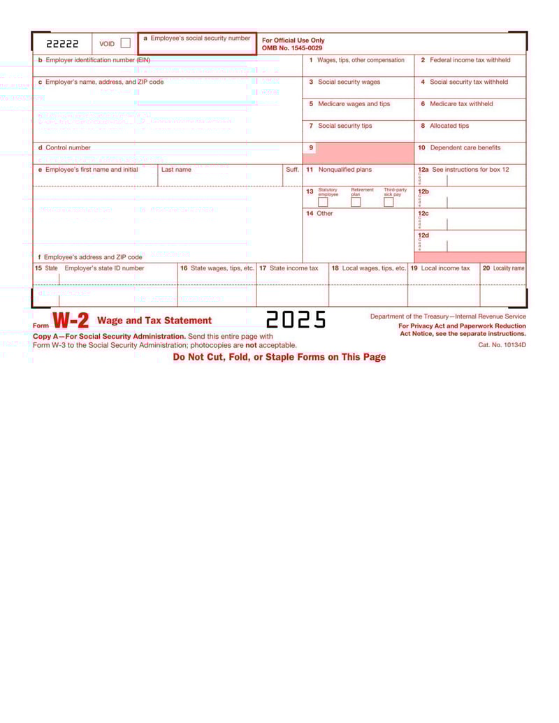 form w-2 - 2025 | fill and sign with lumin