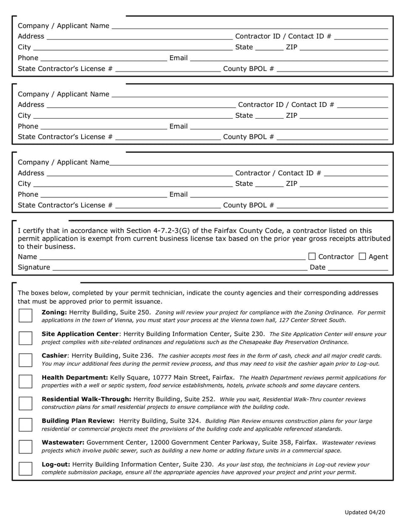 Large thumbnail of Permit Application - Apr 2020