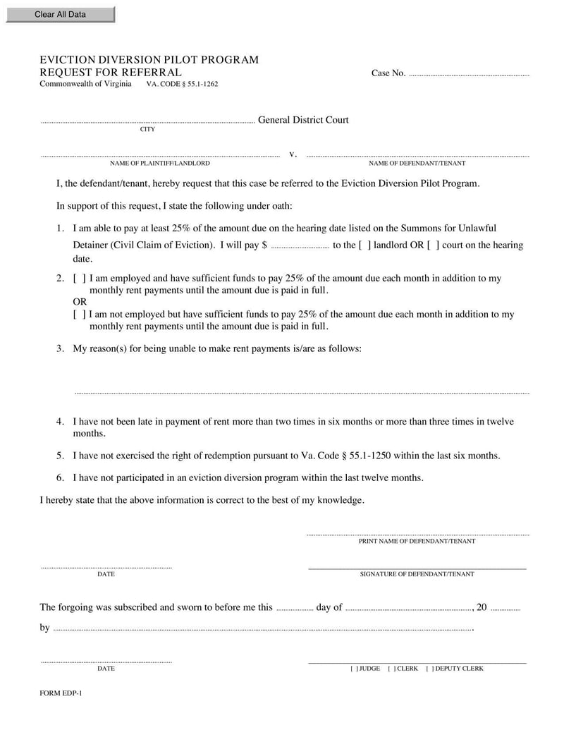 Large thumbnail of Form EDP-1