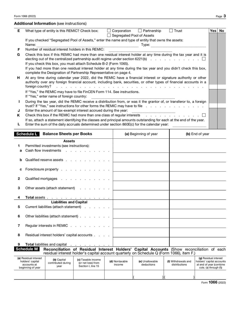 Large thumbnail of Form 1066 - Dec 2022