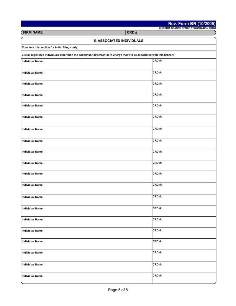 Large thumbnail of Business Registration Application - Jan 2007