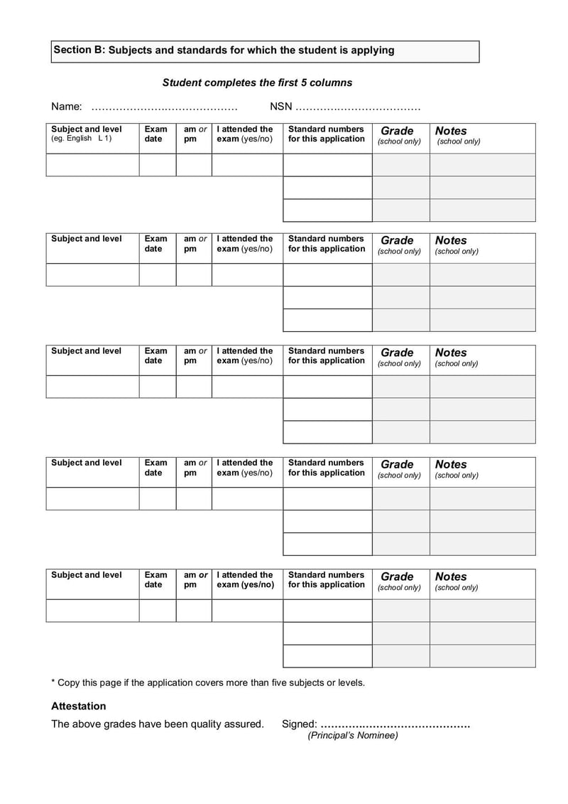Large thumbnail of Derived Grade National Selection Pre Approval Application Writeable - Nov 2022