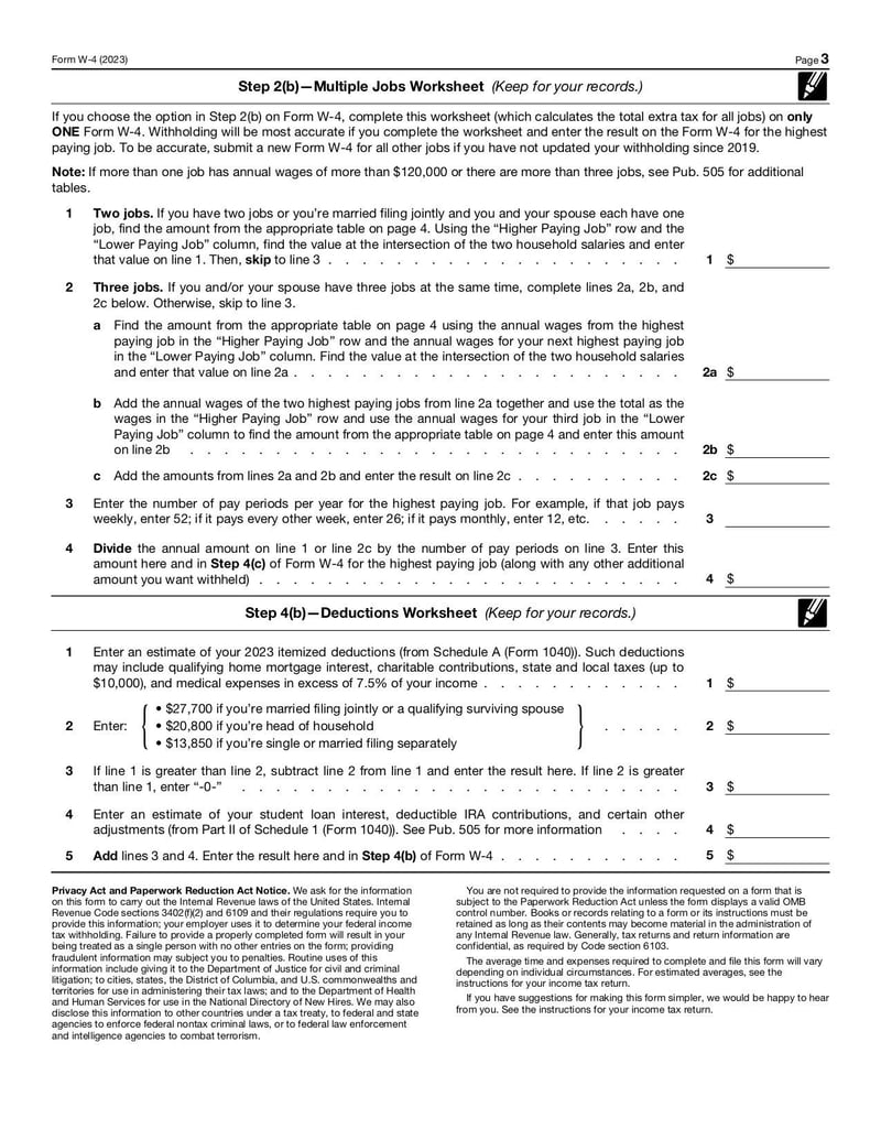 Form W-4 | Fill and sign online with Lumin