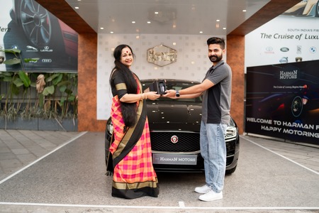 Jaguar delivered to Mrs.KALAMANDALAM SATYABHAMA
