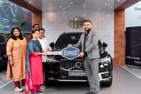 Mrs. Dr.SOUMYA JOHN with their Volvo