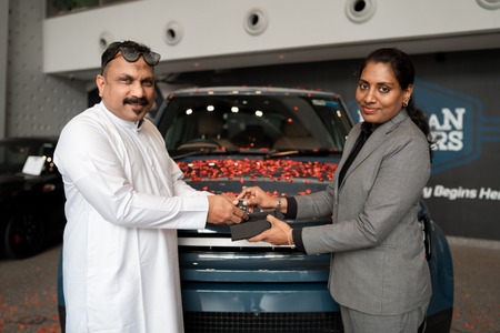 Land Rover Defender delivered to Mr.SHAJI