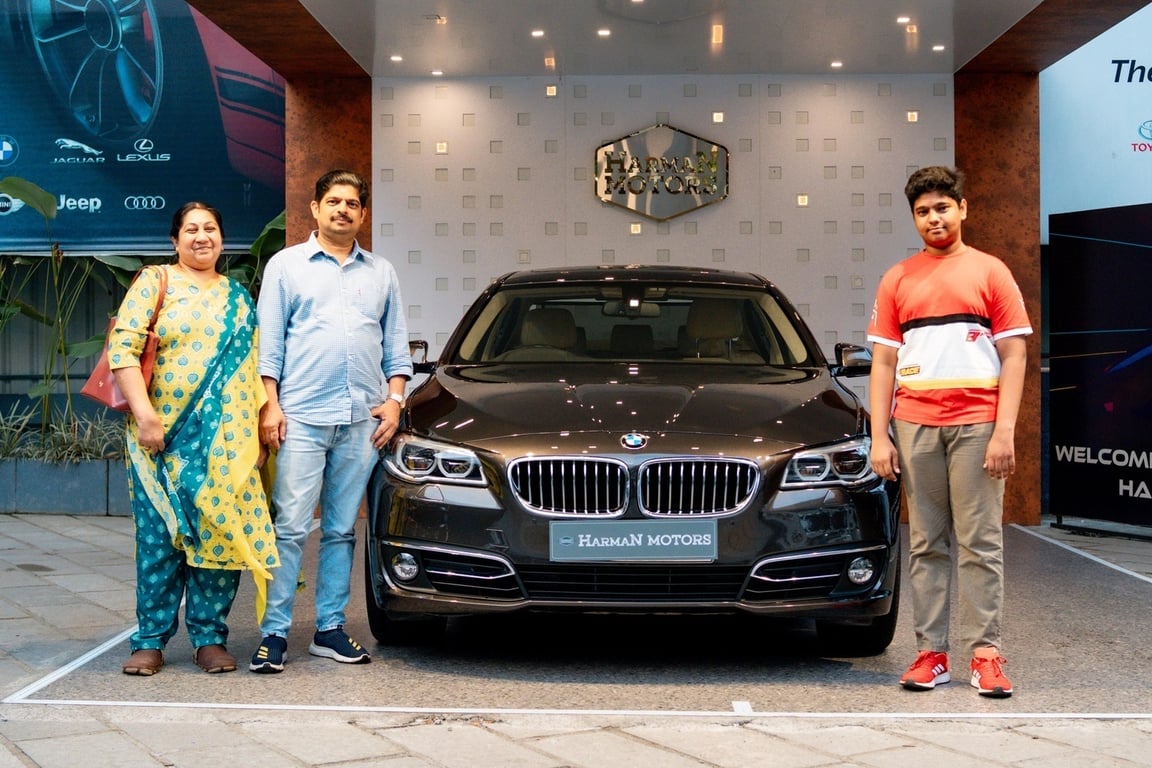 BMW delivered to Mr.Madhavan Kutty and family