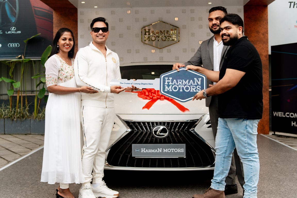 Lexus delivered to Mr .Subeesh v.s and Family