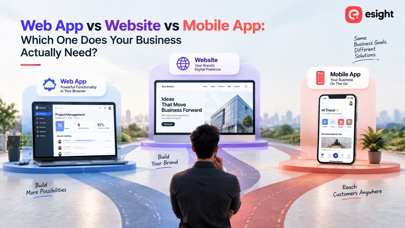 Web App vs Website vs Mobile App: Which One Does Your Business Actually Need?