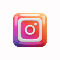 Instagram 3D Logo