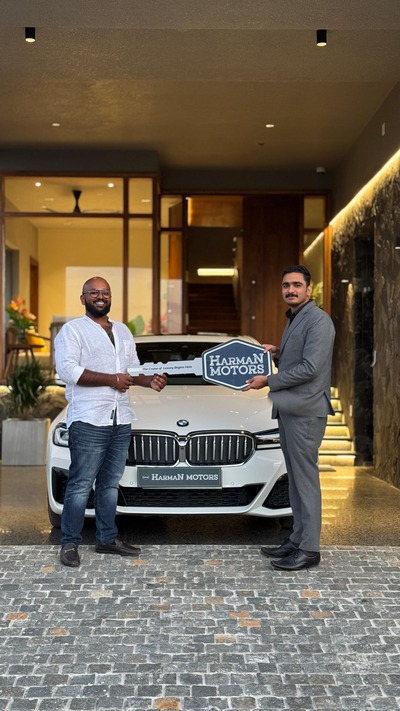 BMW delivered to Mr. SAJOSH ANTONY