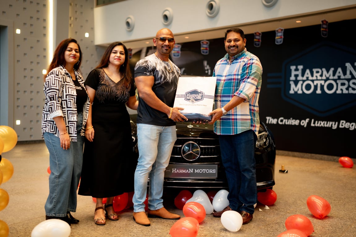 Mercedes-Benz delivered to Mrs TINA RAJESH & FAMILY